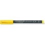 Staedtler Lumocolor Permanent 313 Rotulador Permanente de Punta Fina - Trazo 0.4mm Aprox - Secado Rapido - Color Amarillo