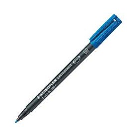 Staedtler Lumocolor 317 Rotulador Permanente - Punta Media Redonda - Trazo 1mm Aprox - Capuchon con Clip - Secado Rapido - Color