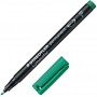 Staedtler Lumocolor 318 Rotulador Permanente - Punta Fina Redonda - Trazo 0.6mm - Capuchon con Clip - Secado Rapido - Color Verd
