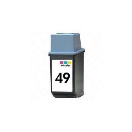HP 49 Color cartucho remanufacturado, reemplaza al 49, 26ml de capacidad