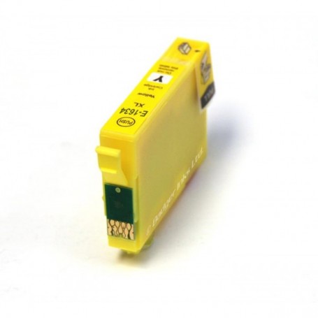 EPSON 1634 Amarillo cartucho sustituto, reemplaza al T1634 y T1624 de 12ml de capacidad 16XL