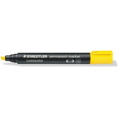 Staedtler Lumocolor 350 Rotulador Permanente - Secado Rapido - Punta 2 - 5 mm Aprox - Color Amarillo