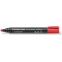 Staedtler Lumocolor 350 Rotulador Permanente - Secado Rapido - Punta 2 - 5 mm Aprox - Color Rojo
