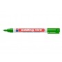 Edding 400 Rotulador Permanente - Punta Redonda - Trazo 1 mm. - Recargable - Secado Rapido - Color Verde