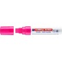 Edding 4090 Rotulador de Tiza Liquida - Punta Biselada - Trazo entre 4 y 15mm - Olor Neutro - Color Rosa Neon