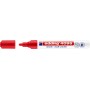 Edding 4095 Rotulador de Tiza Liquida - Punta Redonda - Trazo entre 2 y 3mm - Olor Neutro - Color Rojo