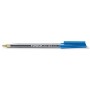 Staedtler Stick 430 Boligrafo con Capuchon - Punta 0.35mm - Tinta Endeleble - Color Azul