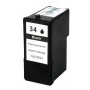 Lexmark 34 Negro cartucho remanufacturado, reemplaza al Nº 34 18CX034E