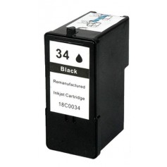 Lexmark 34 Negro cartucho remanufacturado, reemplaza al Nº 34 18CX034E