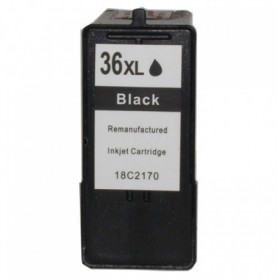 Lexmark 36XL Negro cartucho remanufacturado, reemplaza al Nº 36XL 18C2170E