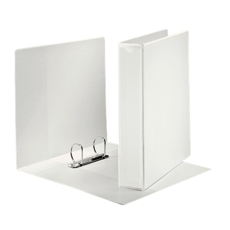 Esselte Canguro Plus Carpeta de Anillas - Formato A4 - Capacidad para 380 Hojas - 2 Anillas de 40mm - Color Blanco