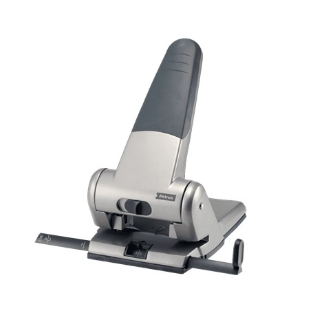 Petrus 305 Taladro Perforador para Gruesos - Hasta 65 Hojas - Hasta Formato A3 - Facil Vaciado - Punzones 5.5mm