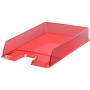 Esselte Europost Bandeja Portadocumentos - Plastico Transparente - Formato Vertical - A4 - Color Rojo