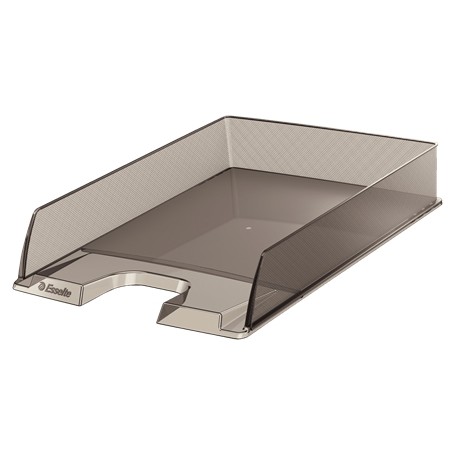 Esselte Europost Bandeja Portadocumentos - Plastico Transparente - Formato Vertical - A4 - Color Fume Transparente