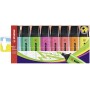Stabilo Boss 70 Pack de 8 Marcadores Fluorescentes - Trazo entre 2 y 5mm - Recargable - Tinta con Base de Agua - Colores Surtido