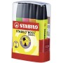 Stabilo Boss 70 Parade Pack de 4 Marcadores Fluorescentes - Trazo entre 2 y 5mm - Recargable - Tinta con Base de Agua - Colores 