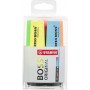 Stabilo Boss 70 Pack de 6 Marcadores Fluorescentes - Trazo entre 2 y 5mm - Recargable - Tinta con Base de Agua - Colores Surtido
