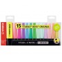 Stabilo Boss 70 Pack de 15 Marcadores Fluorescente - Trazo entre 2 y 5mm - Recargable - Tinta con Base de Agua - Colores Surtido
