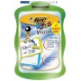Bic Velleda Kids Pizarra Escolar Blanca y Milimetrada + 1 Marcador Velleda Azul + 1 Borrador - Dimensiones: 20x30cm