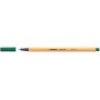 Stabilo Point 88 Rotulador de Punta Fina de Fibra - Trazo de 0.4 mm - Tinta con Base de Agua - Color Verde Pino