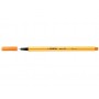 Stabilo Point 88 Rotulador de Punta Fina de Fibra - Trazo de 0.4 mm - Tinta con Base de Agua - Color Naranja