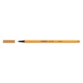 Stabilo Point 88 Rotulador de Punta Fina de Fibra - Trazo de 0.4 mm - Tinta con Base de Agua - Color Ocre Oscuro