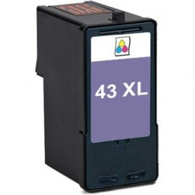 Lexmark 43XL Color cartucho sustituto, reemplaza al Nº 43XL 18YX143E