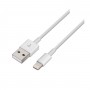 Aisens Cable Lightning a USB 2.0 - Lightning/M-USB A Macho - 1.0m - Color Blanco