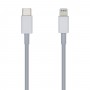 Aisens Cable Lightning a USB-C USB 2.0 - Lightning/M-USB-C/M - 20cm - Color Blanco