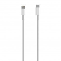 Aisens Cable Lightning a USB-C USB 2.0, Lightning/M-USB-C/M - 0.5m - Color Blanco