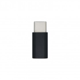Aisens Mini Adaptador USB-C USB 2.0 - Tipo Micro-B/H-USB-C/M - Color Negro