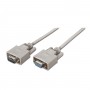 Aisens Cable Serie RS232 - DB9/M-DB9/H - 1.8m - Color Beige