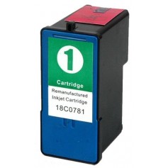 Lexmark 1 Color cartucho compatible, reemplaza al Nº 1 18C0781E