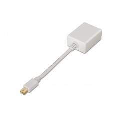 Aisens Conversor Mini DP a SVGA - mDP/M-SVGA Hembra - 15cm - Color Blanco
