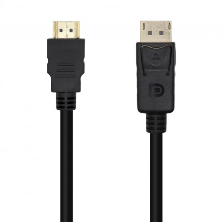 Aisens Cable Conversor Displayport a HDMI - DP/M-HDMI/M - 5.0m - Color Negro