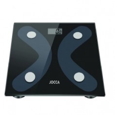 Jocca Bascula de Baño Bluetooth 4.0 - Pantalla LCD - Peso Max. 180kg - Funciona con iOS y Android