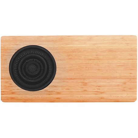 Jocca Tabla para Cortar con Escurridor para Fregadero - Tabla 100% Bambu - Medidas 58x29x1,8cm