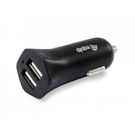 Equip Cargador de Coche 12W - 2x USB 2.0