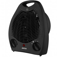 Jocca Calefactor Electrico 2000W - Funcion Calor y Ventilador - 2 Velocidades para Funcion de Calor - Asa de Transporte