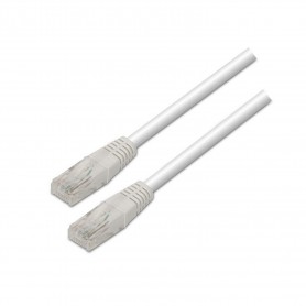 Aisens Cable de Red Latiguillo RJ45 Cat.5e UTP AWG24 - 1.0m - 10/100 Mbit/s - Color Blanco