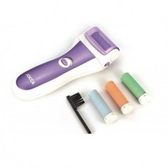 Jocca Rodillo Electrico de Pedicura - 3 Rodillos de Recambio - Funciona con Pilas