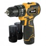 Blim Taladro Percutor a Bateria 12V 2Ah - Motor sin Escobillas - 35Nm Par Maximo - 2 Velocidades 0-400/0-1500rpm - Incluye 2 Bat