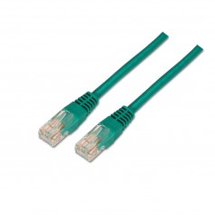 Aisens Cable de Red Latiguillo RJ45 Cat.6 UTP AWG24 - 1.0m - 10/100/1000 Mbit/s - Color Verde