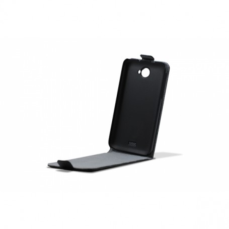 3GO Droxio B51 Funda Flip Cover Vertical Piel Negra