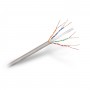 Aisens Cable de Red RJ45 Cat.6 UTP Rigido AWG24 - Bobina de 100m 100% Cobre para la Instalacion - Color Gris
