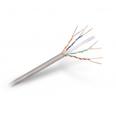 Aisens Cable de Red RJ45 Cat.6 UTP Rigido AWG24 - Bobina de 305m 100% Cobre para la Instalacion - Color Gris