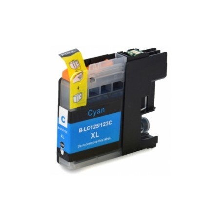 Brother LC121/123C Cian cartucho sustituto, reemplaza al LC-121 y LC-123 C