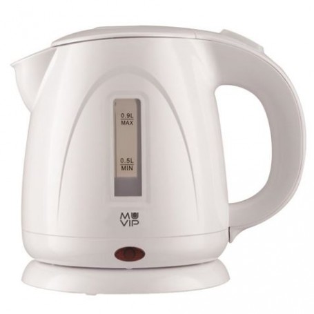 Muvip Hervidor de Agua Electrico 1300W - Capacidad 0.9L - Indicador de Nivel - Base Giratoria