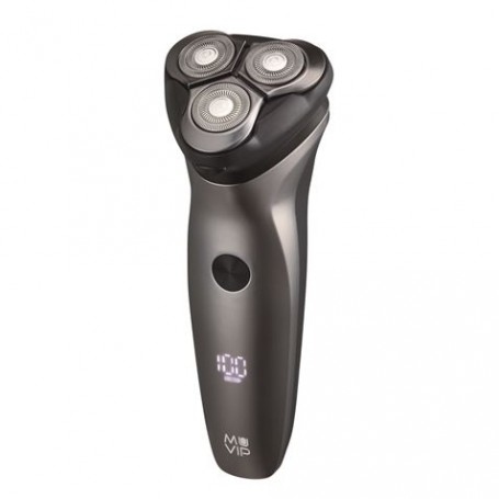 Muvip Afeitadora Electrica Waterproof Recargable - 3 Cabezales Flexibles - IPX6 - Autonomia 1h