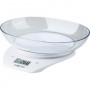 Muvip Bascula de Cocina Digital con Bol - Bol Transparente de 1.5L - Sensor de Alta Precision - Peso Max. 5kg